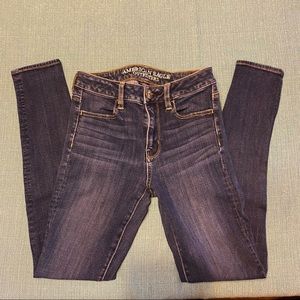 Women’s American Eagle Outfitters Hi-Rise Cropped Jeggings, VGUC, 0